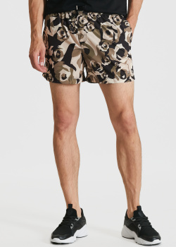 Пляжные шорты Les Hommes с камуфляжным принтом, фото